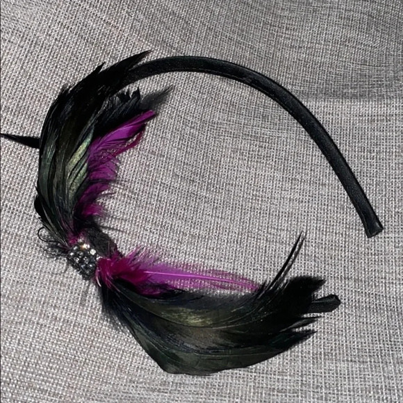 Fashion Feathers  rhinestone head band/ accessory - Picture 4 of 10
